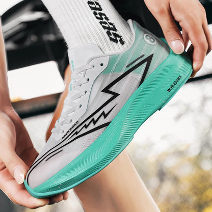 Fashion Men's Sneakers Summer Comfy Breathable Gym Sports Shoes Cushioned Support Running Shoes Tennis Cross Training Shoes