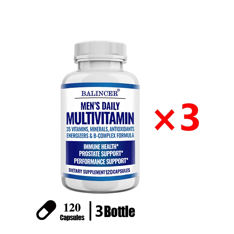 Men's Multivitamin - Improves Bone Strength, Supports Energy & Endurance, Enhances Cognition,Supports Brain,Eye and Heart Health