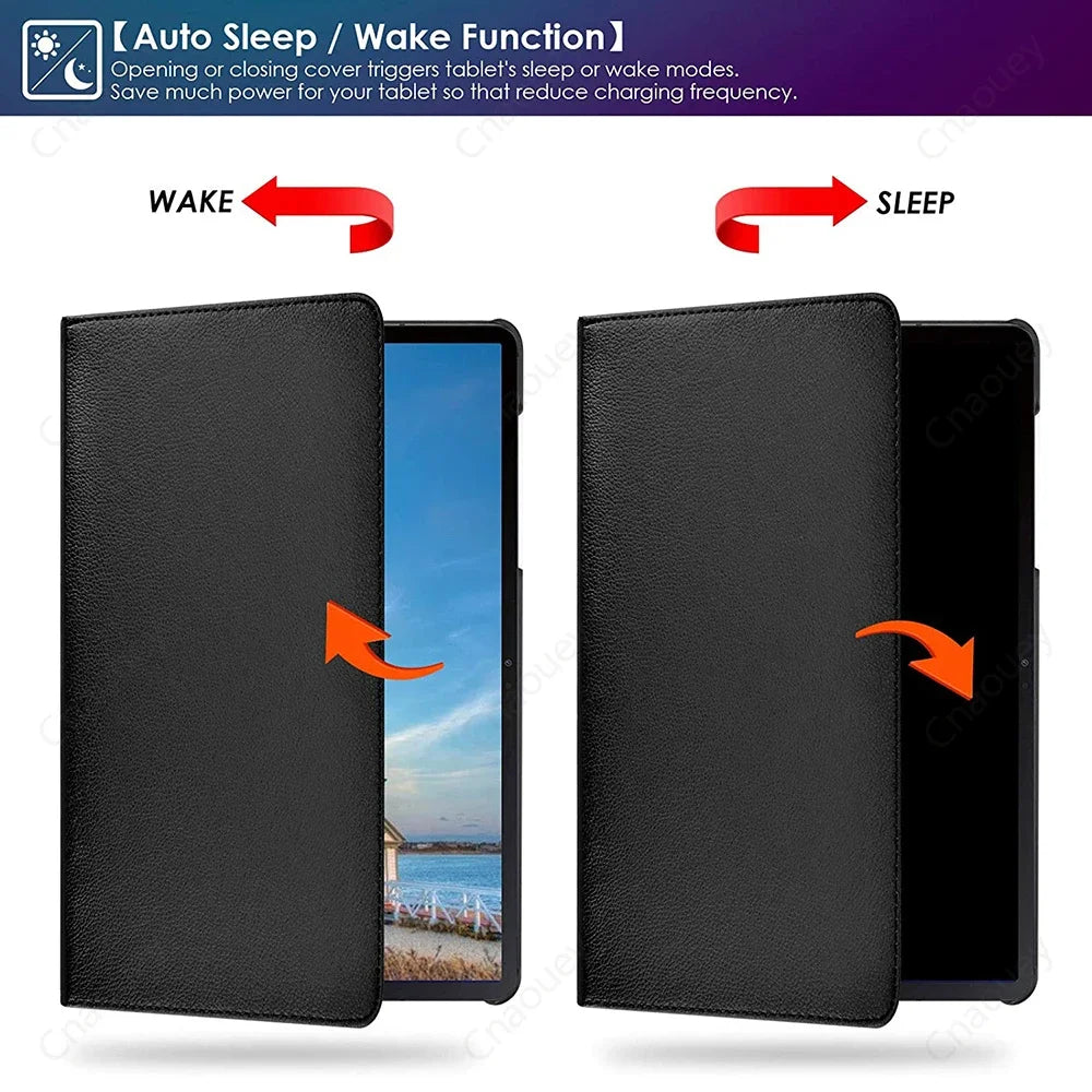 Case For OPPO Pad Air10.36inch Case 360 Rotating PU Leather Stand Case for OPPO Pad 11inch Pad2 11.6inch Auto Sleep/Wake Coque