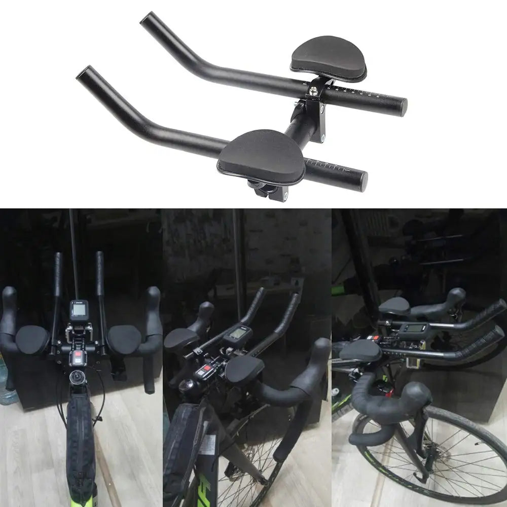 Bike Rest TT Handlebar Aero Bars for Cycling Triathlon Time Trial Tri Bars MTB Road Bicycle Handle Bar Aerobars