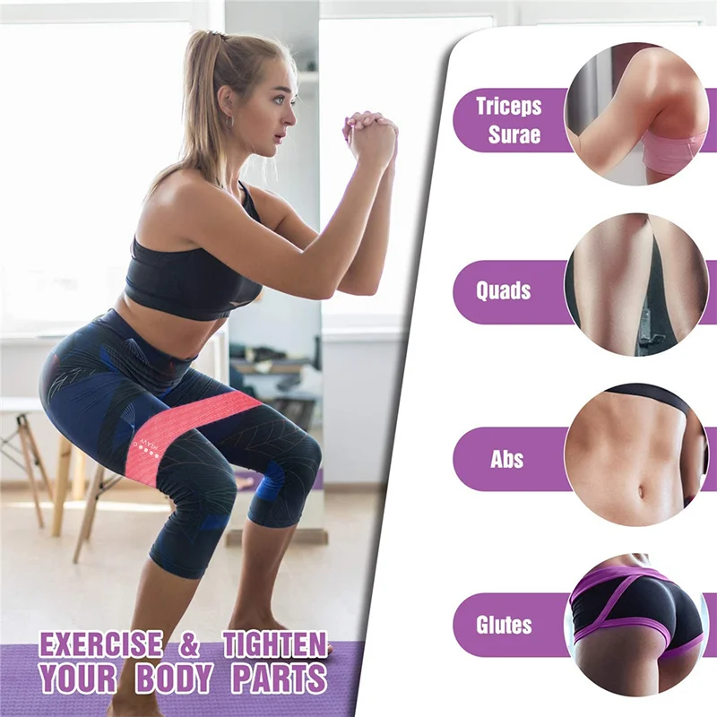 Fitness Elastic Resistance Bands Home Training Yoga Sport Resistance Bands Stretching Pilates Crossfit Workout Gym Equipment