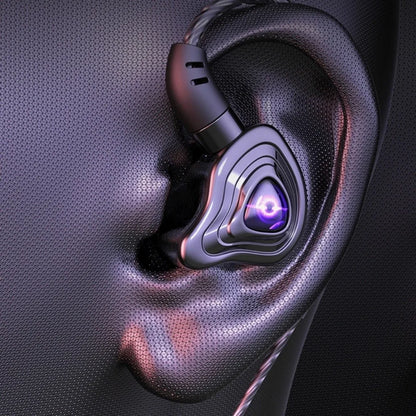 Music Earphones 3.5mm Esports Wired Earphone Elbow HiFi Stereo in Ear Earphones Microphone Surround Bass Wired Headset Running