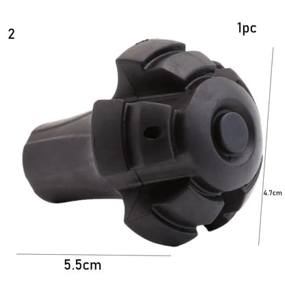 Useful 1PC Black Nordic Style Walking Poles Trek Pole Telescopic Alpenstock Crutch Walking Stick Hiking Accessories