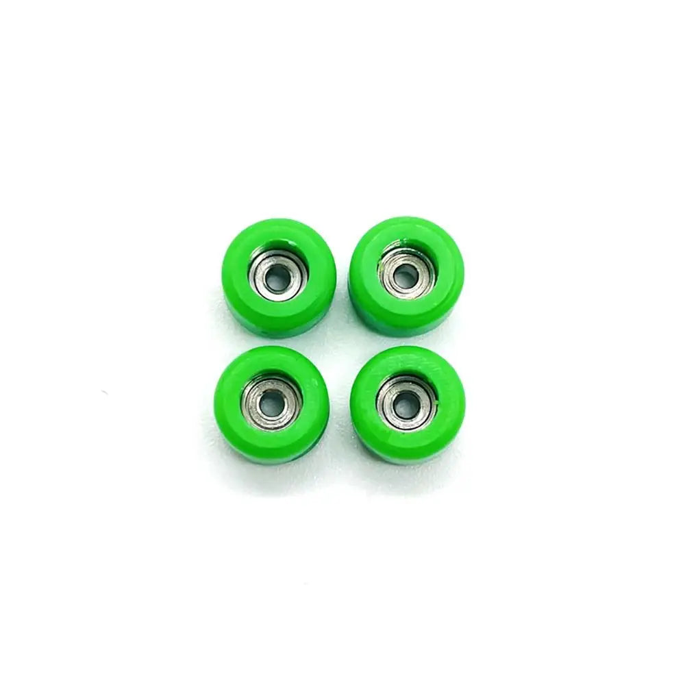 4Pcs Durable Professional Bearing Wheel PU Metal Urethane Fingerboard Wheels CNC Mini Finger Skate Board Accessory