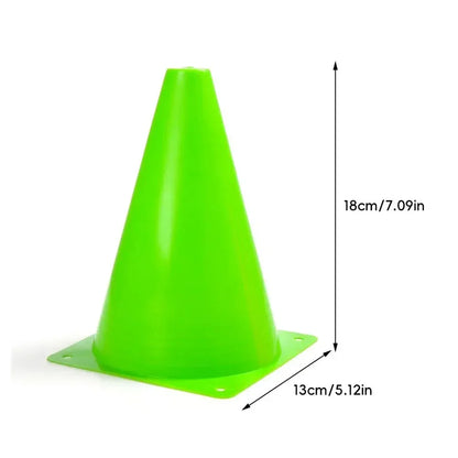 Children Soccer Practice Cones Sports Training Cones 18cm Marking Discs Traffic Cone Agility Obstacles Football Accessories