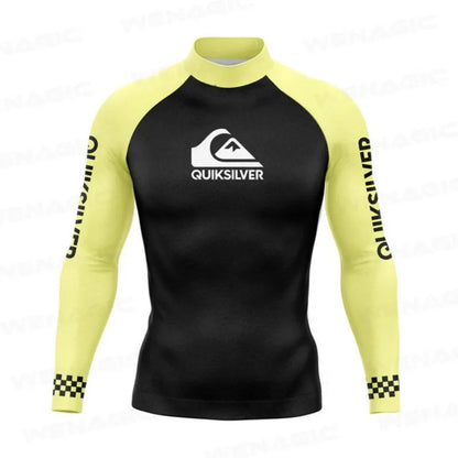 Swimming Suit for Men 2026 New Long Sleeve Bathing Suit Quick-Drying Rash Guard Sun Protection