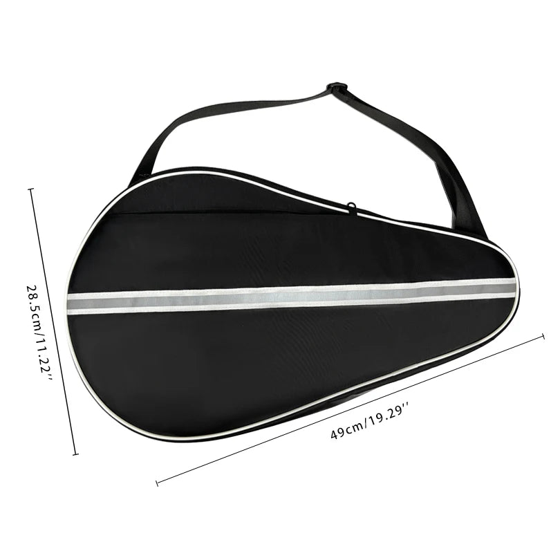 Reflective Padel Racket Bag Paddle Tennis Racket Cover Waterproof Portable Outdoor Sports Padel Racket Protective Case