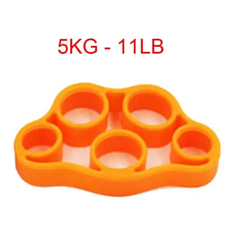 1/8pcs Silicone Finger Grip, Resistance Band, Wrist Stretcher, Elastic Five Finger Expander, Strength Training Device, Exercise