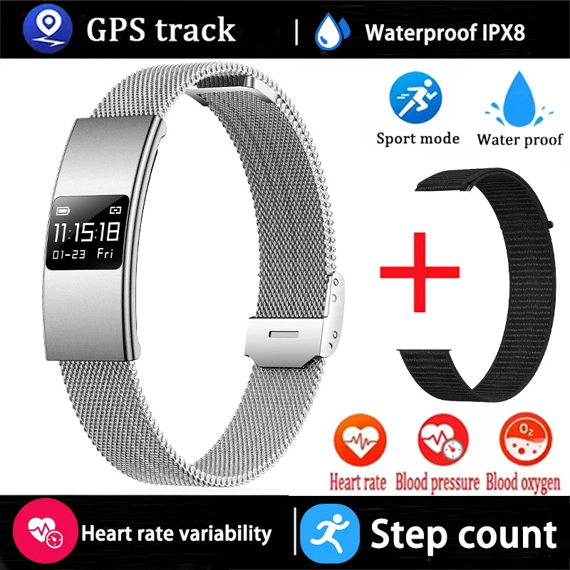 2026 New Intelligent Fitness Tracker for Men and Women Sleep Monitoring 170+Sports Modes Couple Fitness Gift IPX8 SmartBracelet