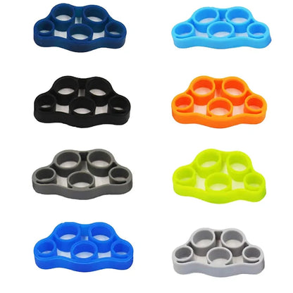 1/8pcs Silicone Finger Grip, Resistance Band, Wrist Stretcher, Elastic Five Finger Expander, Strength Training Device, Exercise