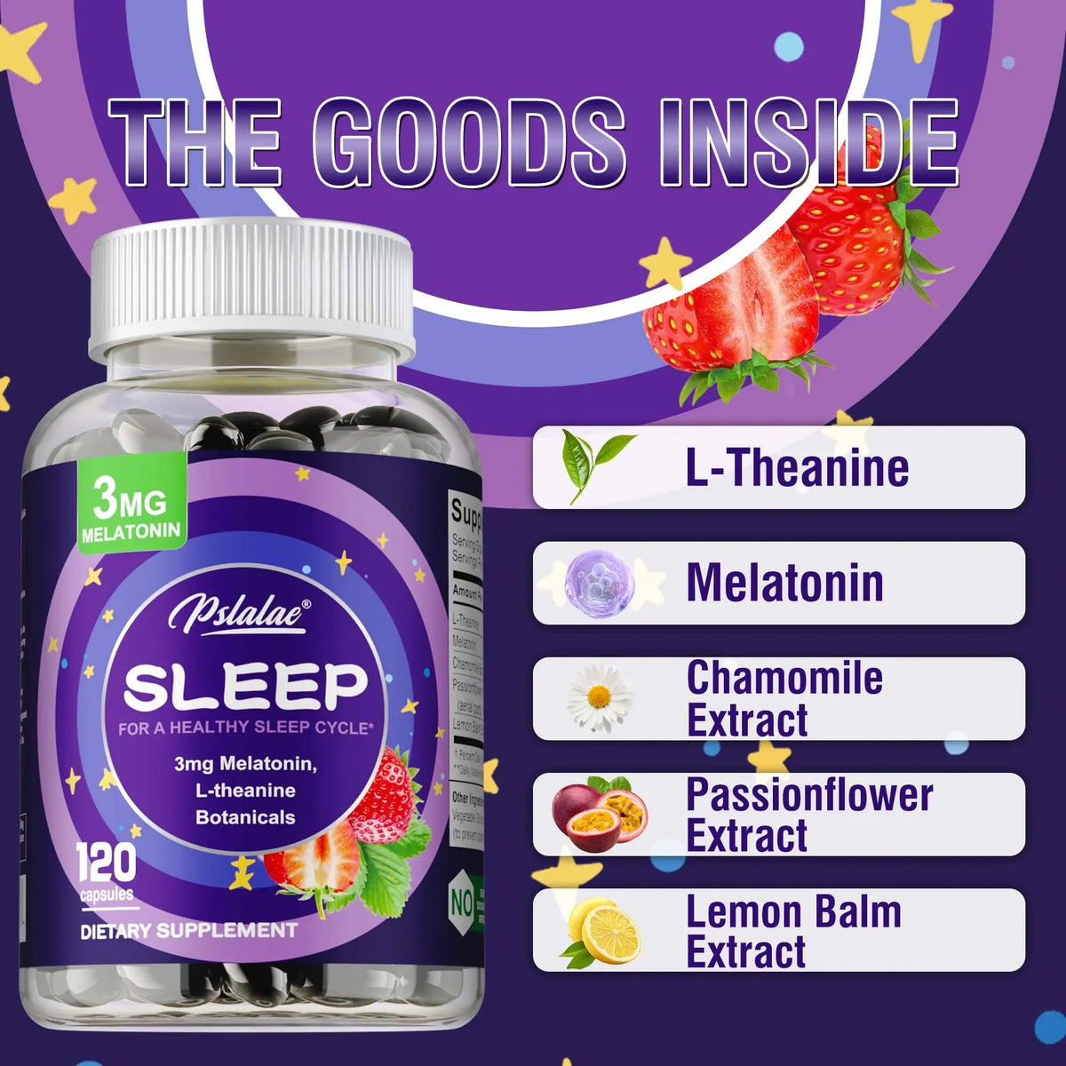 Sleep Supplements - Relieve Stress, Improve Insomnia, Improve Sleep Quality and Deep Sleep