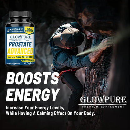 Saw Palmetto Prostate Supplement for Men - Supports Bladder, Urinary & Prostate Health with Beta-Sitosterol, Reishi, Vitamin D