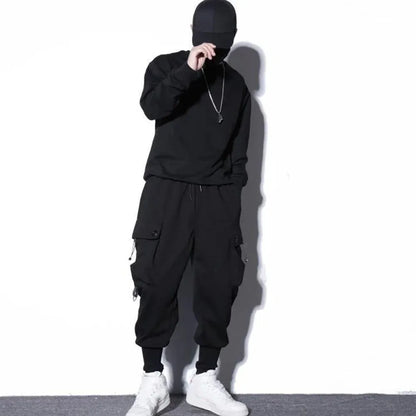 Workwear Pants for Men, Trendy Men's Clothing Spring and Autumn, Trendy Brand Workwear Pants  Men's Sport Harem Trousers Male