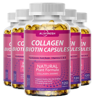 Collagen  Capsules Support Beauty Skin Care Skin Repair Hair Nail  and Joint Health Anti-aging Enhance Skin's Ability to Lock