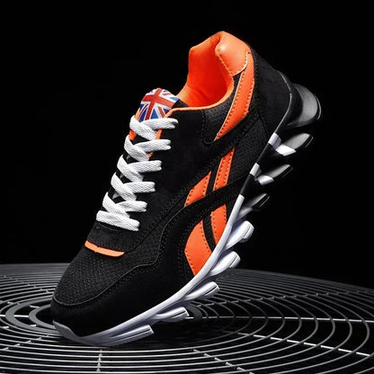 Men's Wear-resistant Cushioning Thick-soled Fitness Sneakers Outdoor Breathable Running Shoes for Women