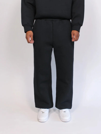 Men's & Women's Heavy-Duty Straight-Leg Joggers - All-Season Gym Pants with Elastic Waist & Belt-Free Design Workout Bottoms