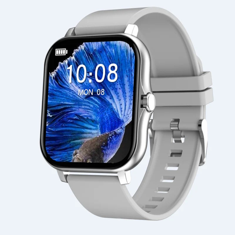 Smart Watch For Men Women Gift Full Touch Screen Sports Fitness Watches Blue Tooth Call Smartwatch Music Wristwatch Waterproof