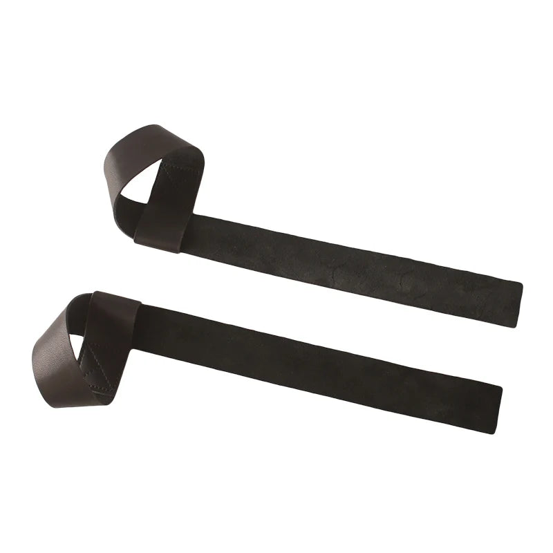Hard Pull Up Cowhide Weightlifting Belts,Lifting Power Lifting Straps,Crossfit,Bodybuilding Hand Support,Leather Blets