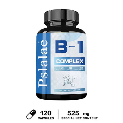 Vitamin B1 Complex - Improves Energy Levels, Boosts Metabolism, and Supports Nervous System Health