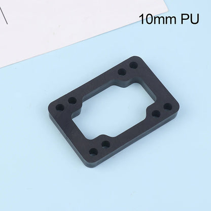 1Pc Black PU Longboard Riser Pads Skateboard Shock Pads For Truck Mounting Hardware Adults Kids Outdoor Sports Tool