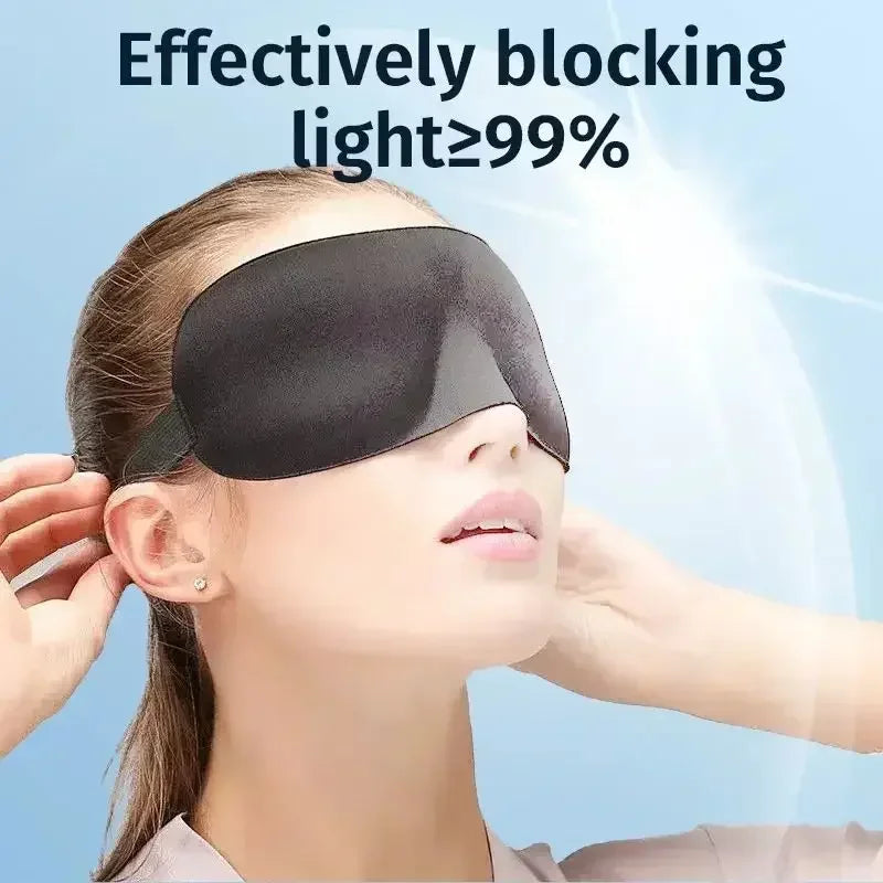 Sleeping Mask Cover Slaapmasker  Blockout Eye Comfort  Blindfold Concave Light with Women Men Aid Eye Travel