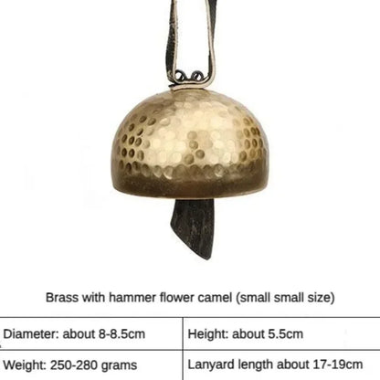 Handmade Brass Bell Meditation Copper Bells Outdoor Wind Chimes Sound Healing Chakra Mindfulness Musical Instruments Percussion