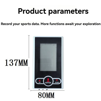 RTSHE-Exercise Bike Monitor Speedometer Fitness Tracker For Bikes And Ellipticals Tationary Bike Speedometer Display Fitness Mon