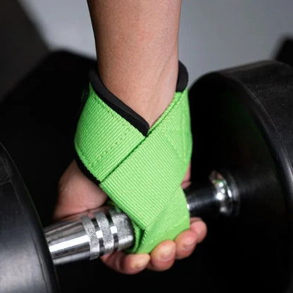 1 Pair Heavy Duty Weight Lifting Straps Quick Wrap Non-Slip Gym Lifting Wrist Straps for Deadlift Dumbbell Pull Up Powerlifting