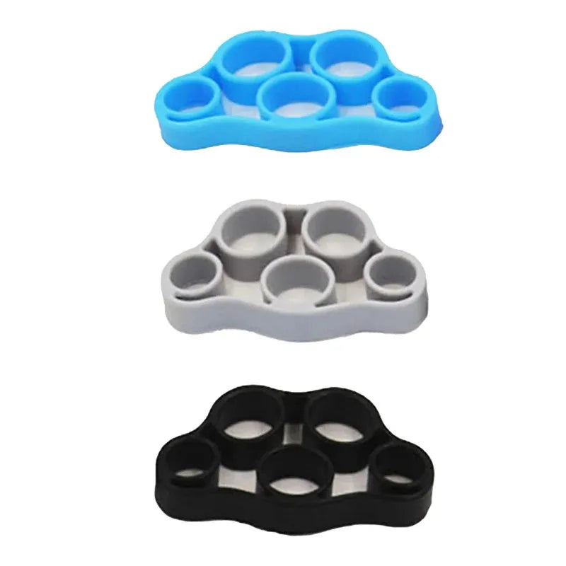 1/8pcs Silicone Finger Grip, Resistance Band, Wrist Stretcher, Elastic Five Finger Expander, Strength Training Device, Exercise