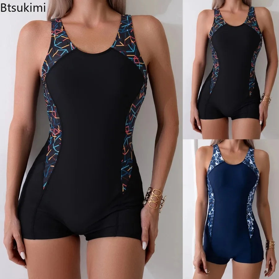 New Bathing Suit For Women Tummy Control Womens Athletic Swimsuits Boyleg Racerback Bathing Suit Full купальники 2026 женские