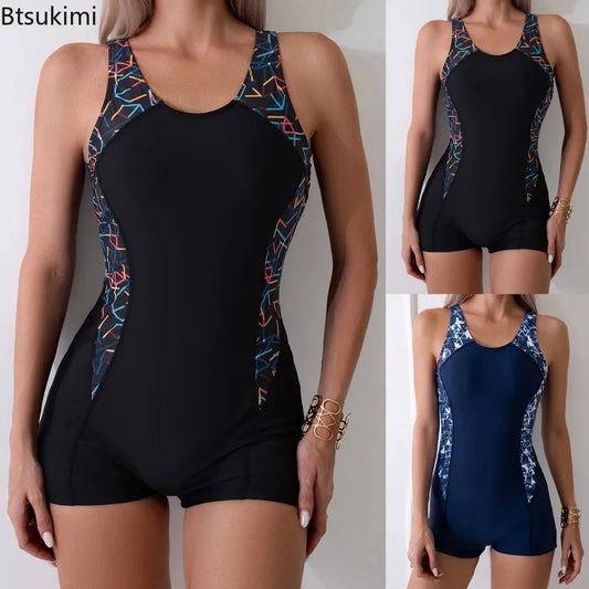 New Bathing Suit For Women Tummy Control Womens Athletic Swimsuits Boyleg Racerback Bathing Suit Full купальники 2026 женские