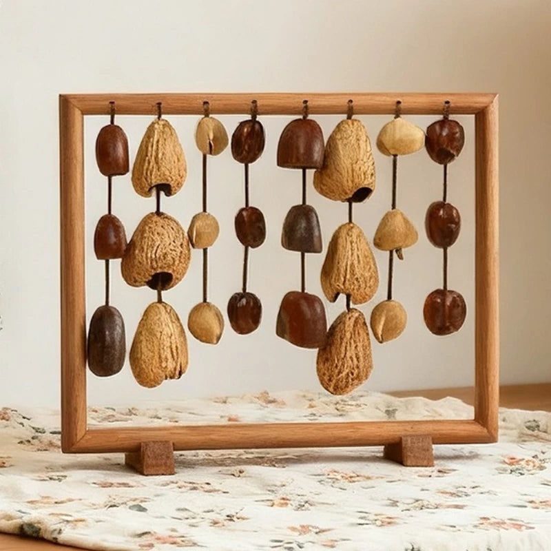 Nut Shell Wind Chimes Meditation Sound Healing Wind Chimes Mindfulness Yoga Bells Spiritual Relaxation Musical Instruments