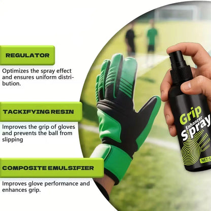 Goalie Glove Spray Grip Anti-Skid Sticky Adhesive Grip Spray Goalkeeper Glove Grip Spray Safe Goalkeeper Gloves Spray