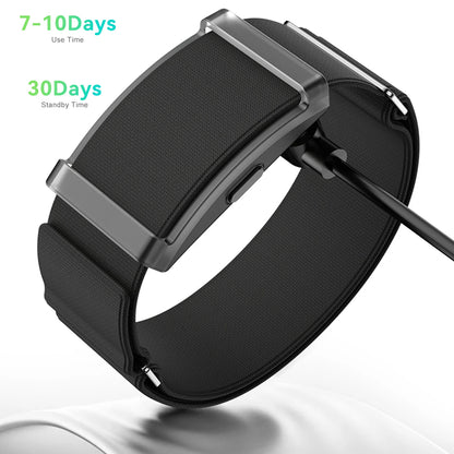 No Screen Smart Bracelt Men Women Sports Outdoors Fitness Heart Rate Blood Oxygen Sleep Monitor 5ATM Waterproof For Andrio IOS