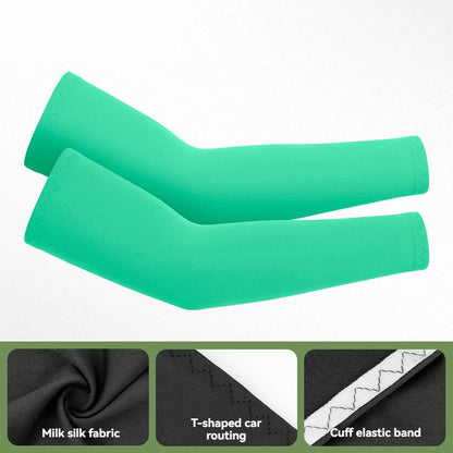 GTUBIKE 1 Pair Sports Cooling Arm Sleeves Basketball Cycling Arm Covers Outdoor Sports Mosquito and UV Protection Sleeves