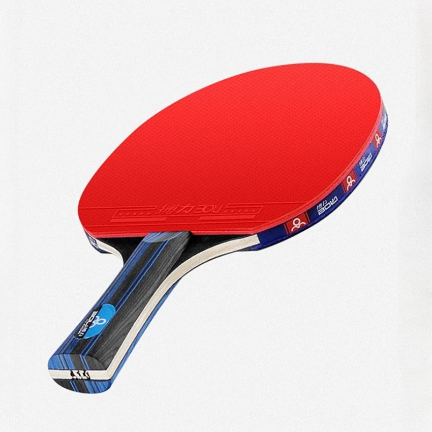 5 stars Table Tennis Rackets Professional High Performance Sets with bag Carrying Case Training Pure Solid Wood High Elasticity