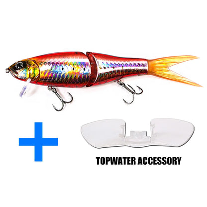 B&U Topwater Floating Fishing Lures joint body Glide Swimbaits Hard Baits Wobblers For Bass Pike