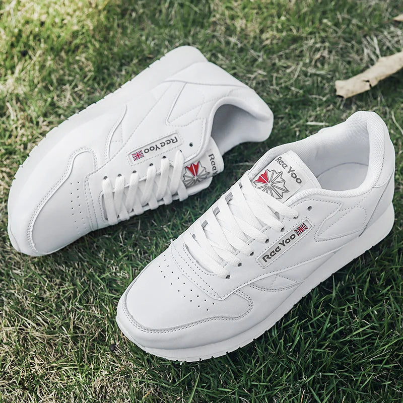 Walking Shoes Women Solid Color Durable Anti-slip Casual Shoes Men Comfortable Flat Bottom Soft Lace-up Sports Shoes Women