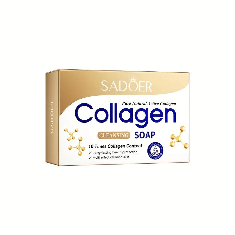Collagen Anti-Wrinkle Hydrating and Moisturizing Sleep Mask, Collagen Anti-Wrinkle Ampoule Serum, Collagen Multi-Effect Cleansing Soap, Collagen Anti-Chapping Lip Balm, Collagen Skin Moisturizing Cream.