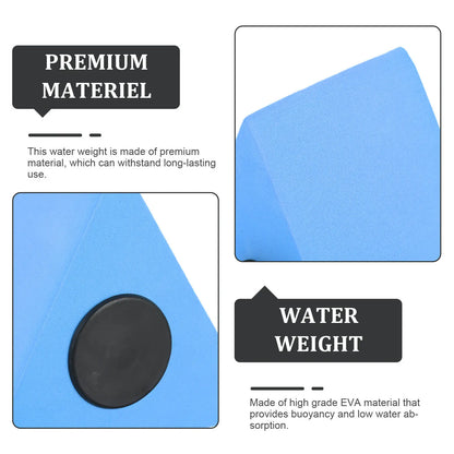 Water Aerobics Weights Dumbbells for Pool Exercise Eva Material High Durability Back Abdominal Oblique Strengthening Fitness