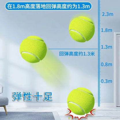 3 Bucket Tennis Training Competitions Balls Durable and Wear Resistant Pet Bite Balls Tennis