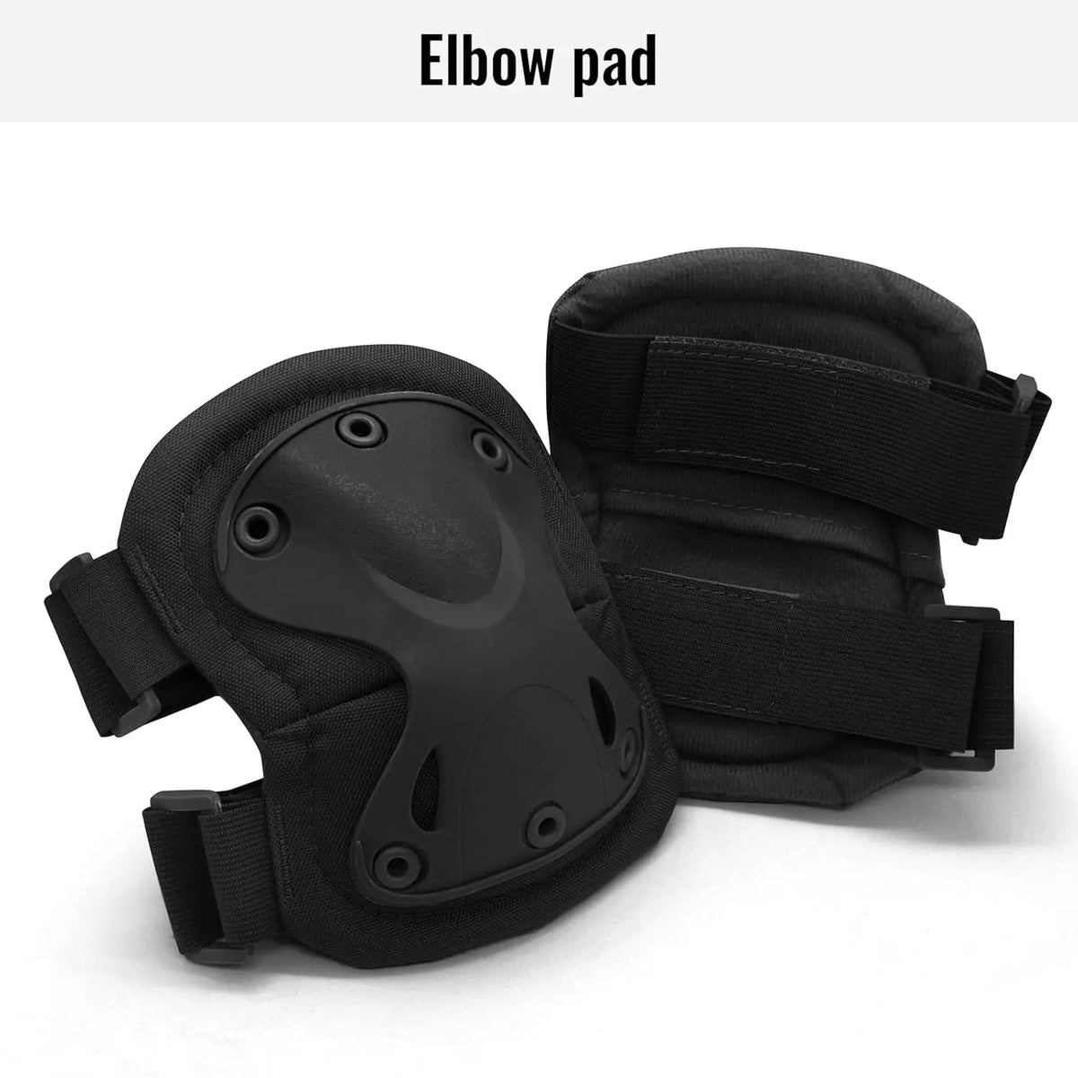 2pcs Professional Tactical Combat Knee and Elbow Protective Pads Sets Advanced Tactical Gear Set