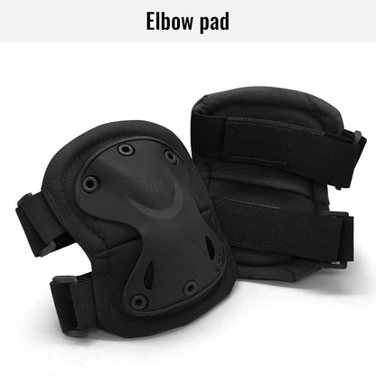 2pcs Professional Tactical Combat Knee and Elbow Protective Pads Sets Advanced Tactical Gear Set