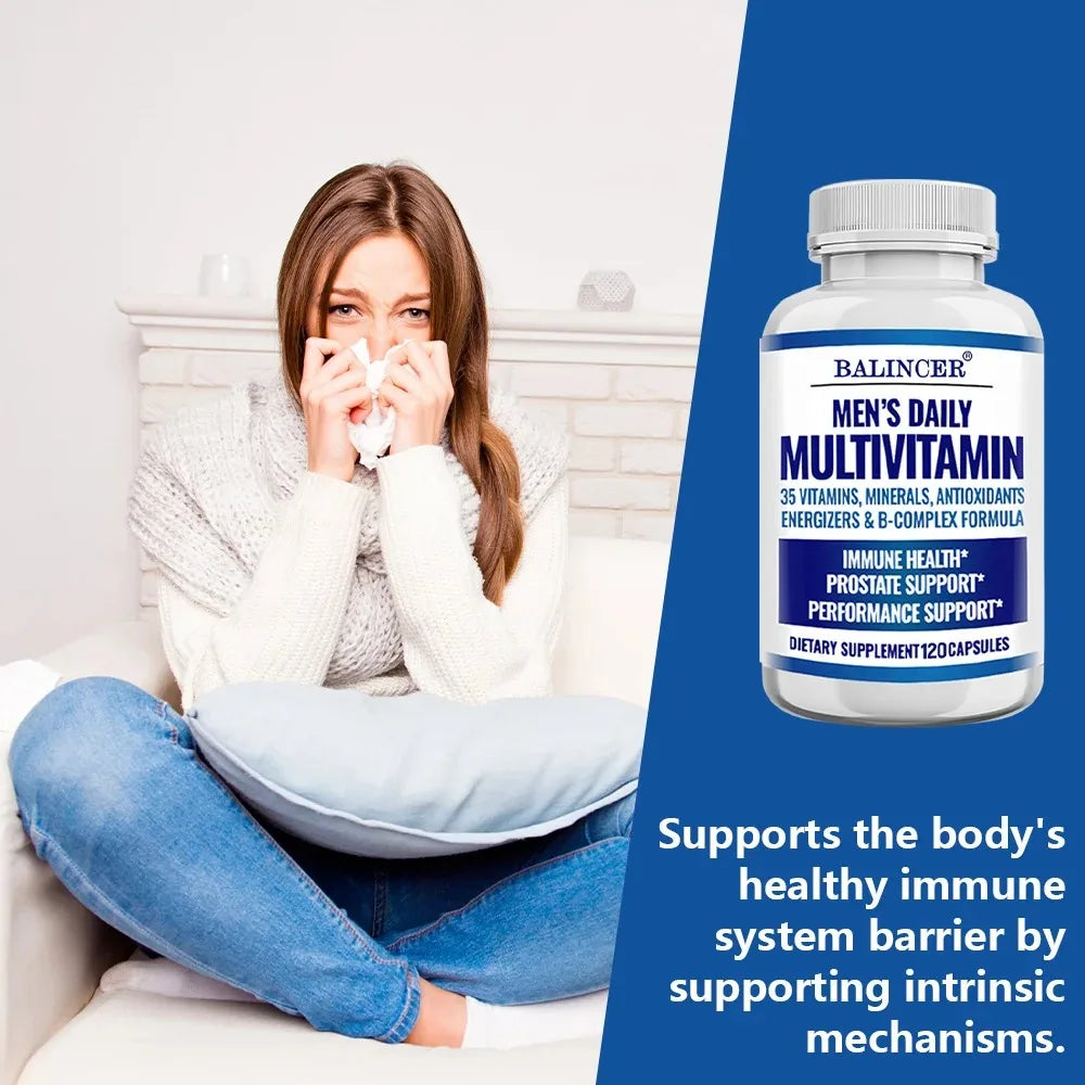 Men's Multivitamin - Improves Bone Strength, Supports Energy & Endurance, Enhances Cognition,Supports Brain,Eye and Heart Health