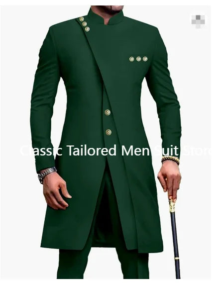 White Luxury Suits For Men Slim Fit Prom Party Wedding Groomsmen Groom Suit Tuxedo 2Pcs Fashion Costume Homme Blazer Pants