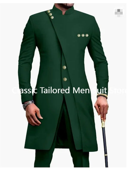 White Luxury Suits For Men Slim Fit Prom Party Wedding Groomsmen Groom Suit Tuxedo 2Pcs Fashion Costume Homme Blazer Pants