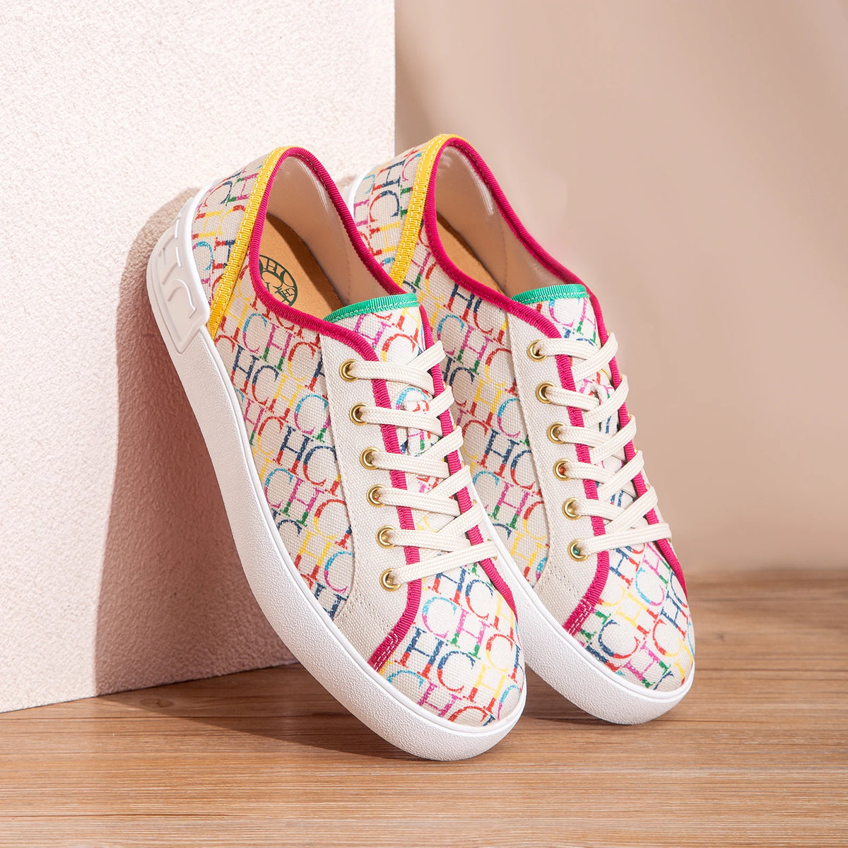 Women's Walking Shoes 2026 Spring New Collection Women's Simple Lace up Outdoor Shoes