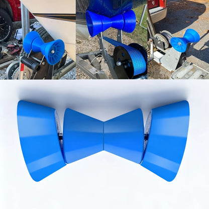 Boat Trailer Roller,3inch/4inch Boat Rollers for Trailer,Bow Roller with Bells and Bolt,1/2 in Shaft Boat Trailer Bow Stop