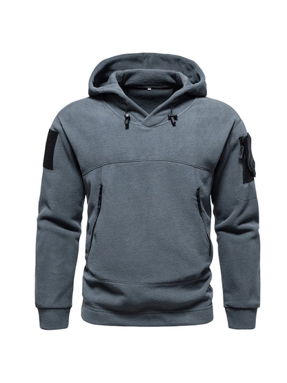 Hoodies for Man 2025 New Men's Tactical Outdoor Men's Hoodie Autumn Winter Thick Hooded Jacket Multifunctional Casual Sportswear