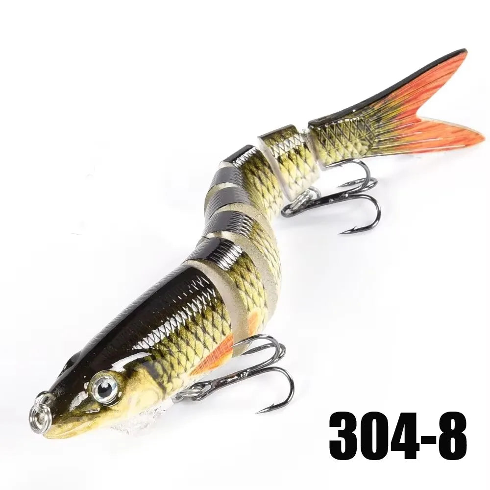 BRAVMACK Sinking Wobblers Fishing Lures Multi Jointed Swimbait Hard Bait Fishing Tackle For Bass Isca Crankbait13.5cm 19g